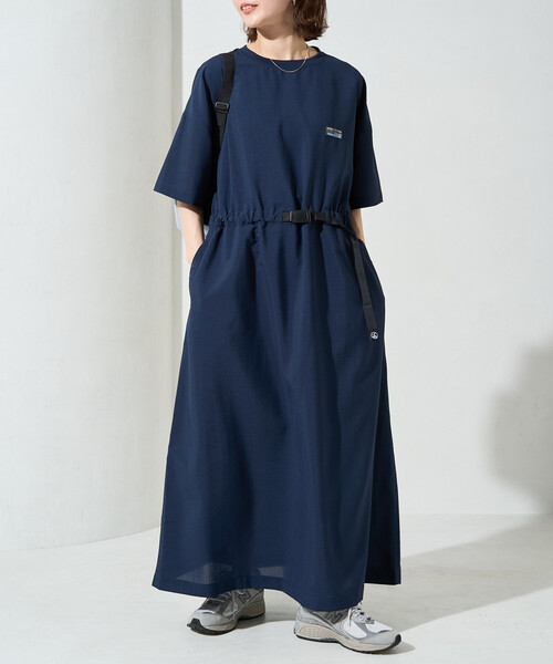 FREAK'S STORE(フリークスストア)の「限定展開 <UVカット・接触冷感・吸水速乾>AiRide(エアライド) ウエストベルト ワンピース(ワンピース・レディース・ベージュ/ブラウン/ブルー/ネイビー/オリーブ/ピンク系その他/ブラック・MEDIUM/SMALL)」の12枚目の写真