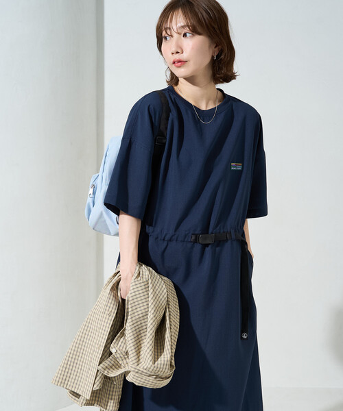 FREAK'S STORE(フリークスストア)の「限定展開 <UVカット・接触冷感・吸水速乾>AiRide(エアライド) ウエストベルト ワンピース(ワンピース・レディース・ベージュ/ブラウン/ブルー/ネイビー/オリーブ/ピンク系その他/ブラック・MEDIUM/SMALL)」の15枚目の写真