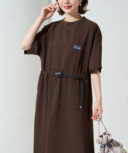 FREAK'S STORE(フリークスストア)の「限定展開 <UVカット・接触冷感・吸水速乾>AiRide(エアライド) ウエストベルト ワンピース(ワンピース・レディース・ベージュ/ブラウン/ブルー/ネイビー/オリーブ/ピンク系その他/ブラック・MEDIUM/SMALL)」の17枚目の写真