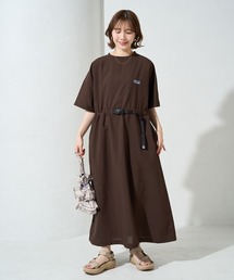 限定展開 <UVカット・接触冷感・吸水速乾>AiRide(エアライド) ウエストベルト ワンピース