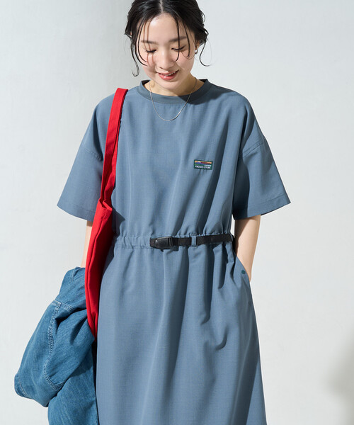 FREAK'S STORE(フリークスストア)の「限定展開 <UVカット・接触冷感・吸水速乾>AiRide(エアライド) ウエストベルト ワンピース(ワンピース・レディース・ベージュ/ブラウン/ブルー/ネイビー/オリーブ/ピンク系その他/ブラック・MEDIUM/SMALL)」の6枚目の写真