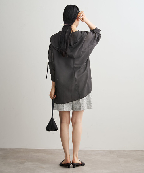 Noble（ノーブル）の「ミックスツイードフレアショートパンツ（その他パンツ・レディース・A・36/38）」の6枚目の写真