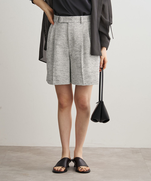 Noble（ノーブル）の「ミックスツイードフレアショートパンツ（その他パンツ・レディース・A・36/38）」の7枚目の写真