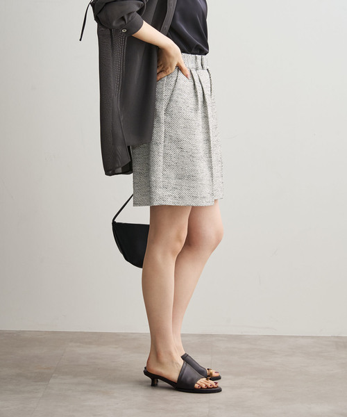 Noble（ノーブル）の「ミックスツイードフレアショートパンツ（その他パンツ・レディース・A・36/38）」の8枚目の写真