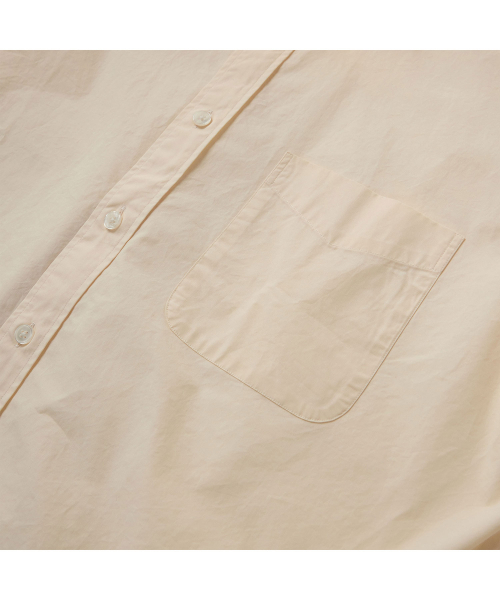 PRODESHIRT（プロデシャツ）の「[リラックス]P-960 ベネチア ポプリン シャツ (バター)（シャツ/ブラウス・メンズ・その他・M(48)/L(50)/XL/52）」の3枚目の写真