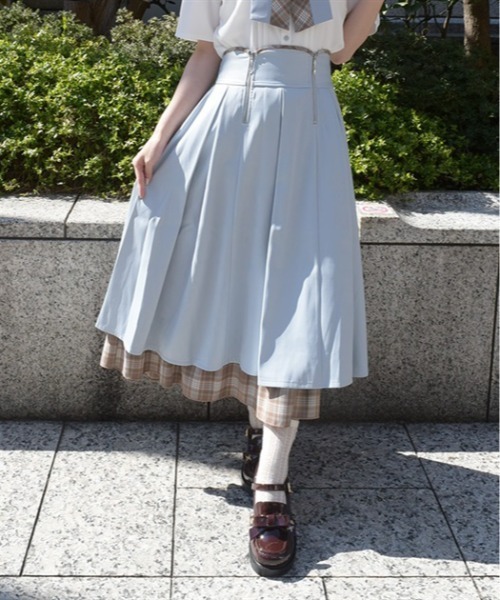 アンプーファムで買った スカディのスカート ジャカードリボン付スカート | axes femme -outlet- | axes femme 公式