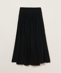 three dots（スリードッツ）の「ジャージーコレット ウィンドフレアスカート（スカート）」