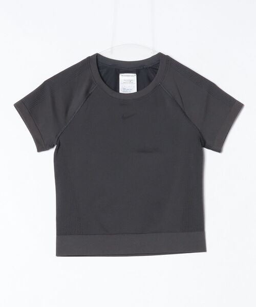 NIKE(ナイキ)の「ナイキ NIKE ナイキ NP DF SMLS S/S トップ(Tシャツ/カットソー・レディース・グリーン/チャコールグレー・S/M/L)」の12枚目の写真