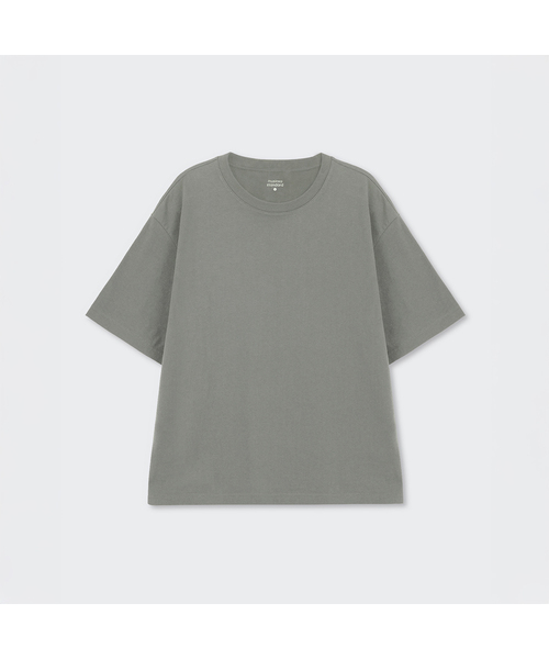 MUSINSA STANDARD(ムシンサスタンダード)の「レギュラークロップTシャツ(8色)(Tシャツ/カットソー・メンズ・ブラック/カーキ/グレー/ガンメタ/ライトグレー/ダークブラウン/ネイビー/ホワイト・SMALL/LARGE/X-LARGE/MEDIUM/2XL/3XL)」の6枚目の写真