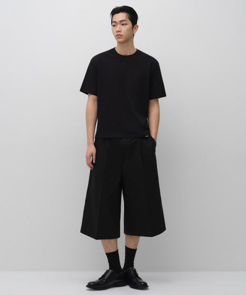 MUSINSA STANDARD(ムシンサスタンダード)の「レギュラークロップTシャツ(8色)(Tシャツ/カットソー・メンズ・ブラック/カーキ/グレー/ガンメタ/ライトグレー/ダークブラウン/ネイビー/ホワイト・SMALL/LARGE/X-LARGE/MEDIUM/2XL/3XL)」の18枚目の写真
