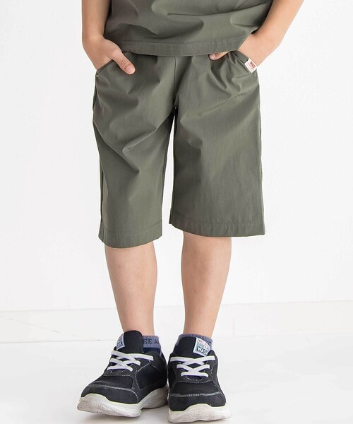 WASK(ワスク)の「コードストレッチ3点セット(Tシャツ+パンツ+巾着)(セットアップ・キッズ・グリーン・140cm/150cm/130cm/160cm)」の16枚目の写真