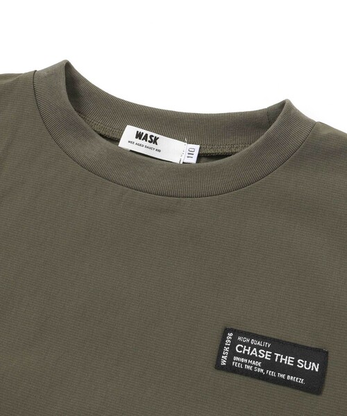 WASK(ワスク)の「コードストレッチ3点セット(Tシャツ+パンツ+巾着)(セットアップ・キッズ・グリーン・140cm/150cm/130cm/160cm)」の11枚目の写真