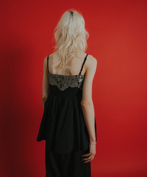 et.UNiVER(エトユニベール)の「Romantic lace 2piece(パンツドレス・レディース・ブラウン/ブラック/ブルー・SMALL/MEDIUM/LARGE)」の20枚目の写真