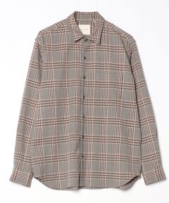 GRANCY】Shirring Design Bleach Check Shirt / シャーリングデザイン