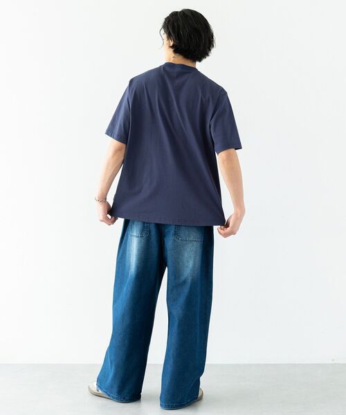 CRAFT STANDARD BOUTIQUE(クラフトスタンダードブティック)の「ライトオンス接触冷感デニムパンツ(デニムパンツ・メンズ・インディゴブルー/ブラック・L/M)」の9枚目の写真
