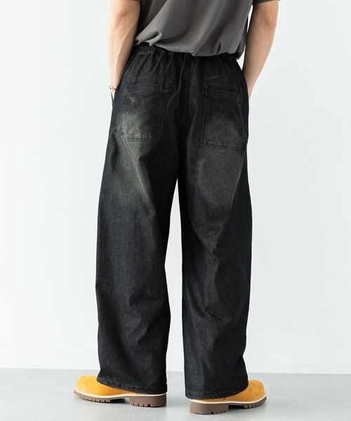 CRAFT STANDARD BOUTIQUE(クラフトスタンダードブティック)の「ライトオンス接触冷感デニムパンツ(デニムパンツ・メンズ・インディゴブルー/ブラック・L/M)」の12枚目の写真