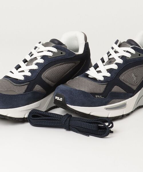 POLO RALPH LAUREN(ポロ ラルフ ローレン)の「ポロ ラルフ ローレン TRACKSTR 275 トラックスター275 スニーカー(スニーカー・レディース・ネイビー/ホワイト・60/70/50/40)」の5枚目の写真