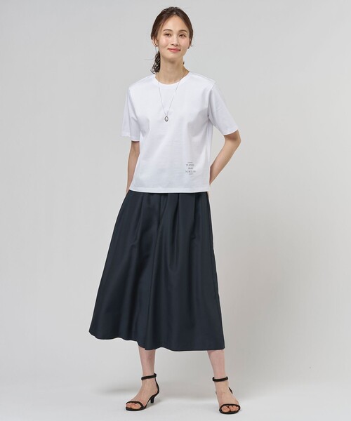 J.PRESS(ジェイプレス)の「ロゴ Tシャツ(Tシャツ/カットソー・レディース・ブラック系1/ホワイト系/ライトグリーン系/ライトグレー系・T13/T15)」の11枚目の写真