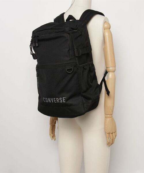 CONVERSE（コンバース）の「CONVERSE　CV SQUARE BIG BACK PACK（バックパック/リュック・レディース・ホワイト・FREE）」の5枚目の写真