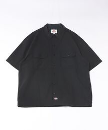 【DICKIES/ディッキーズ】【ベタつかない清涼素材】ディッキーズ ナイロンワークシャツ 綿のような肌触り 軽量・速乾 夏の羽織り 1574ベース