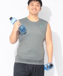タンクトップ 夏 コンプレッション スリーブレス シャツ メンズ 大きいサイズ UA COOL アイソチル ノースリーブ シャツ トレーニング アウトドア UNDER ARMOUR アンダーアーマー