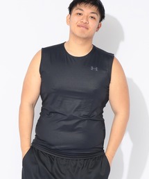 タンクトップ 夏 コンプレッション スリーブレス シャツ メンズ 大きいサイズ UA COOL アイソチル ノースリーブ シャツ トレーニング アウトドア UNDER ARMOUR アンダーアーマー
