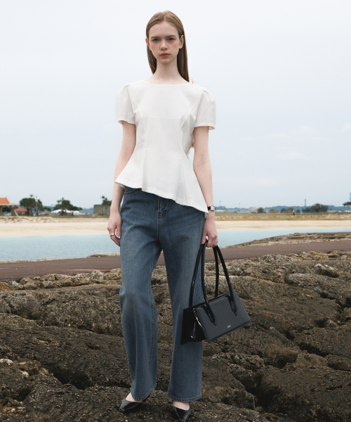 DEHEVE（デヘヴェ）の「Unbalance Frill Blouse [Ivory]（シャツ/ブラウス・レディース・アイボリー・SMALL/MEDIUM）」の7枚目の写真