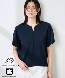 セール】ウォッシャブルラッセルリングカーデジャケット（ノーカラー