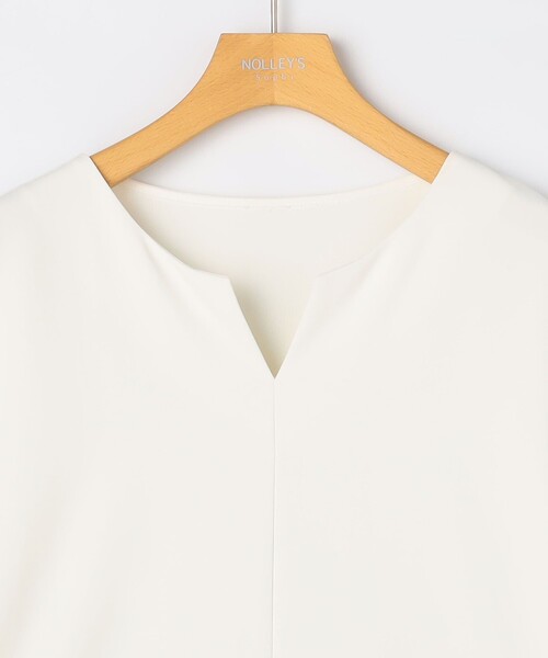 NOLLEY’S Sophi（ノーリーズソフィ）の「《セットアップ対応》NEW morisachiウォッシャブルツイルケープ風ブラウス（シャツ/ブラウス・レディース・ホワイト/ネイビー/チャコールグレー・38/36）」の22枚目の写真