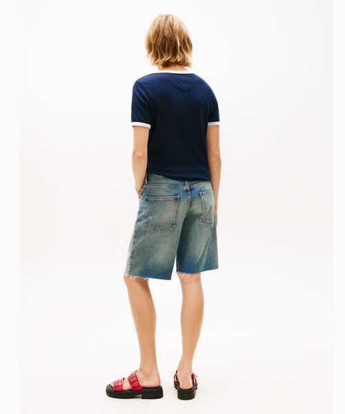 tommy jeans(トミー ジーンズ)の「プリントショートスリーブTシャツ(Tシャツ/カットソー・レディース・マルチ/ピンク/ホワイト・SMALL/MEDIUM/X-SMALL/LARGE)」の8枚目の写真