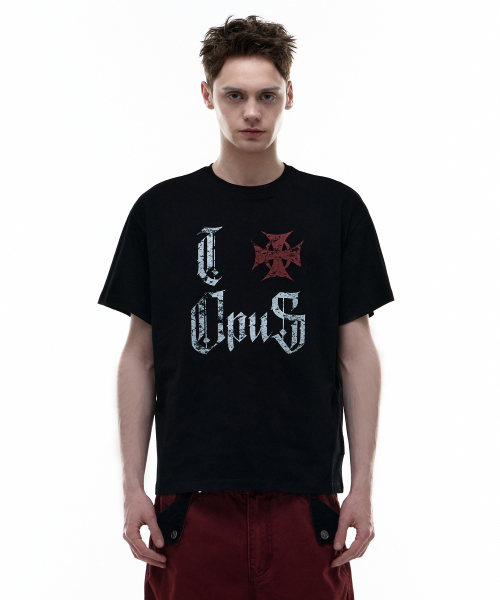 OPUS 0012(オーパス0012)の「Op. 07 IXO T-SHIRTS BLACK(Tシャツ/カットソー・レディース・その他・SMALL/MEDIUM/LARGE)」の1枚目の写真