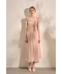 eradie エラディエ DoubleShoulder Ribbon Dress Double-Shoulder Ribbon Dress ダブルショルダーリボンドレス