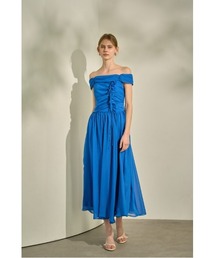 ERADIE（エラディエ）の「Asymmetric Off-Shoulder Drape One Piece  オフショルアシメトリードレープワンピース（ワンピース）」