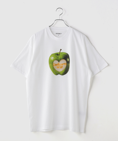 Carhartt WIP(カーハートダブリューアイピー)の「CARHARTT WIP / カーハート ダブリューアイピー S/S SPOILED T-SHIRT(Tシャツ/カットソー・メンズ・ブラック/ホワイト・LARGE/MEDIUM)」の2枚目の写真