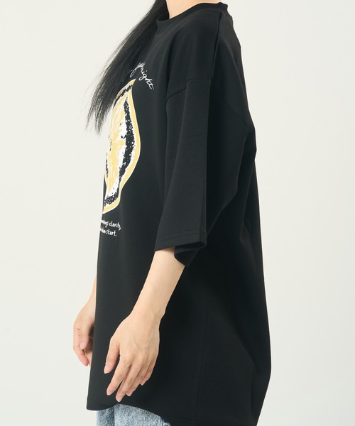 CORISCO(コリスコ)の「接触冷感フルーツ柄TEE(M1)(Tシャツ/カットソー・メンズ・ネイビー/ホワイト系1/ホワイト系2/ブラック・MEDIUM/LARGE/X-LARGE)」の16枚目の写真