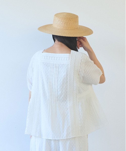 yuni(ユニ )の「△Flower JQ×lace blouse(シャツ/ブラウス・レディース・ホワイト/ブラック・FREE)」の14枚目の写真