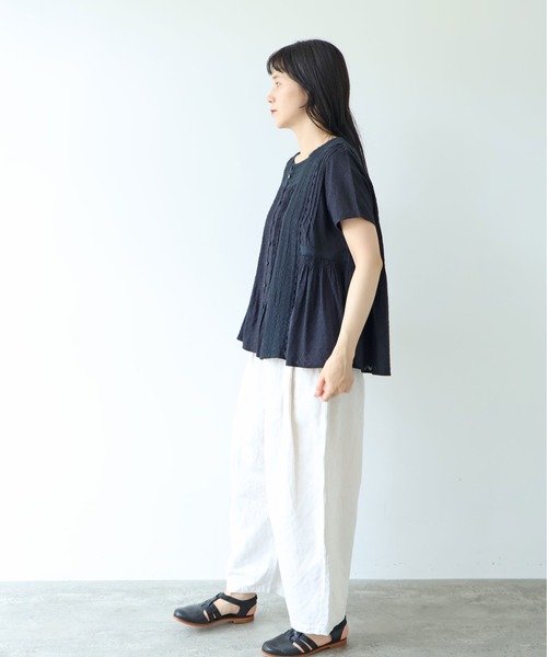 yuni(ユニ )の「△Flower JQ×lace blouse(シャツ/ブラウス・レディース・ホワイト/ブラック・FREE)」の20枚目の写真