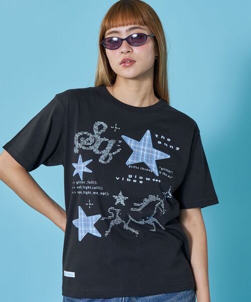 SEQUENZ(シークエンズ)の「※WEB限定 / ワッペン×チェック / モチーフデザイン半袖Tシャツ / sqnz motif applique tee(Tシャツ/カットソー・レディース・ホワイト/ブラック/ミント/レモンイエロー・SMALL/MEDIUM)」の20枚目の写真