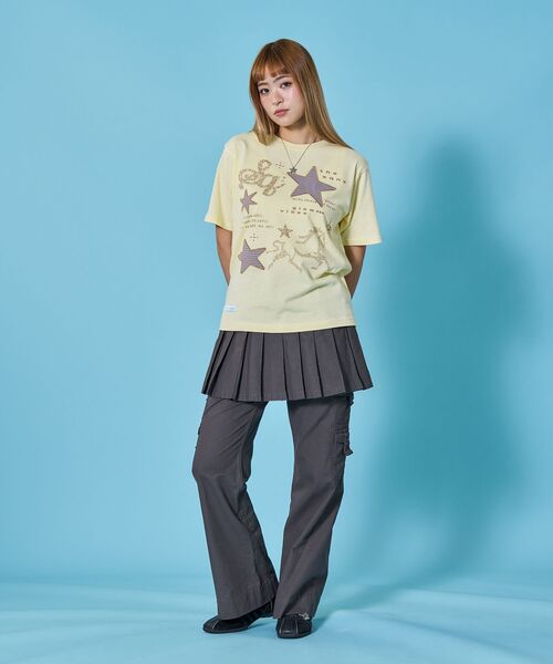 SEQUENZ(シークエンズ)の「※WEB限定 / ワッペン×チェック / モチーフデザイン半袖Tシャツ / sqnz motif applique tee(Tシャツ/カットソー・レディース・ホワイト/ブラック/ミント/レモンイエロー・SMALL/MEDIUM)」の16枚目の写真