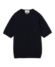 TOMORROWLAND tricot シルクコットン 半袖ニットポロシャツ SESIA