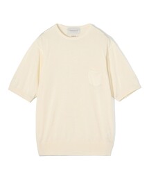 TOMORROWLAND tricot シルクコットン 半袖ニットポロシャツ SESIA