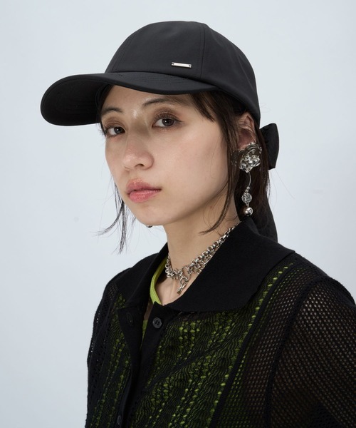 HARE(ハレ)の「ジャガードバックリボンキャップ(HARE)(キャップ・レディース・ブラック・FREE)」の14枚目の写真