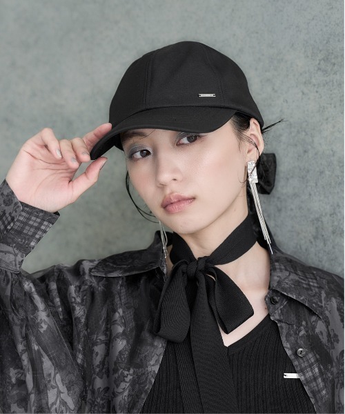 HARE(ハレ)の「ジャガードバックリボンキャップ(HARE)(キャップ・レディース・ブラック・FREE)」の21枚目の写真