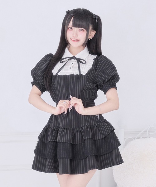 USAGI ONLINE/ZOZOTOWN限定】スキッパーミニワンピース（ワンピース