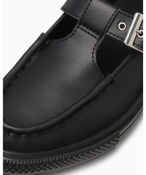 CONVERSE ALL STAR(コンバースオールスター)の「ALL STAR LIGHT T-STRAP SY OX / オールスター ライト Tストラップ SY OX(スニーカー・レディース・ブラック・4.5/4/3.5/6.5/5.5/5)」の6枚目の写真