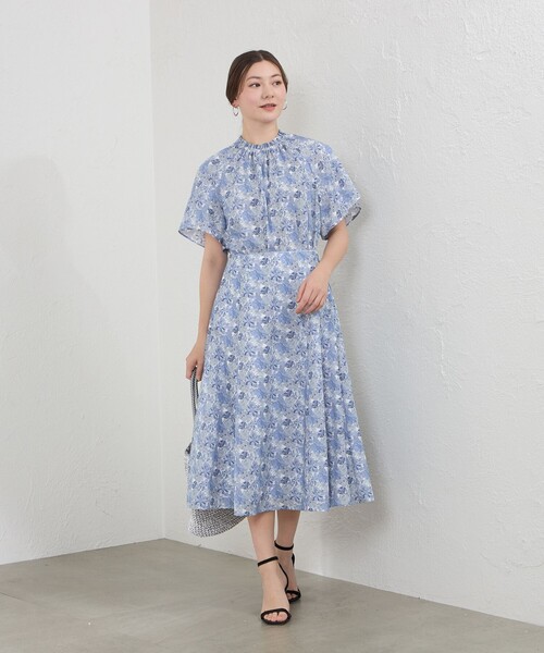 amaca(アマカ)の「【LIBERTY】Angelica Garla ブラウス(シャツ/ブラウス・レディース・グリーン/ブルー系その他4・40/38)」の13枚目の写真