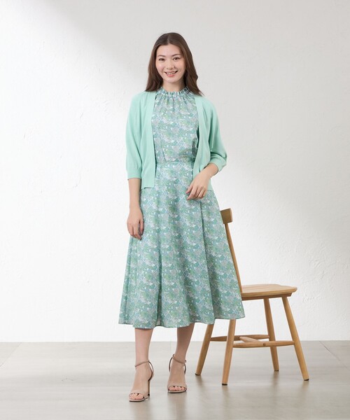 amaca(アマカ)の「【LIBERTY】Angelica Garla ブラウス(シャツ/ブラウス・レディース・グリーン/ブルー系その他4・40/38)」の10枚目の写真