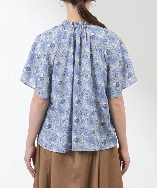 amaca(アマカ)の「【LIBERTY】Angelica Garla ブラウス(シャツ/ブラウス・レディース・グリーン/ブルー系その他4・40/38)」の7枚目の写真
