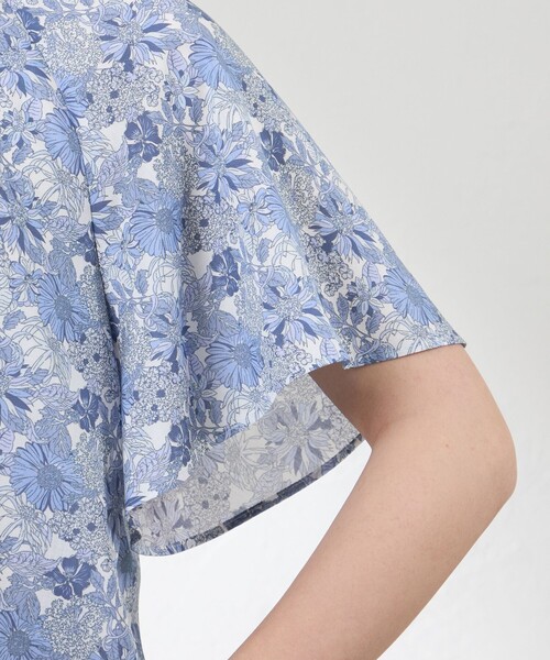 amaca(アマカ)の「【LIBERTY】Angelica Garla ブラウス(シャツ/ブラウス・レディース・グリーン/ブルー系その他4・40/38)」の6枚目の写真