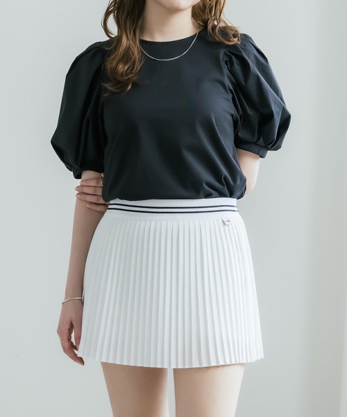 THE NORTH FACE(ザノースフェイス)の「日本未展開モデル THE NORTH FACE ザ・ノースフェイス WHITE LABEL ホワイトレーベル W'S PLEATY SKIRT インナー付きプリーツミニスカート(スカート・レディース・ホワイト/ブラック・L/M)」の9枚目の写真